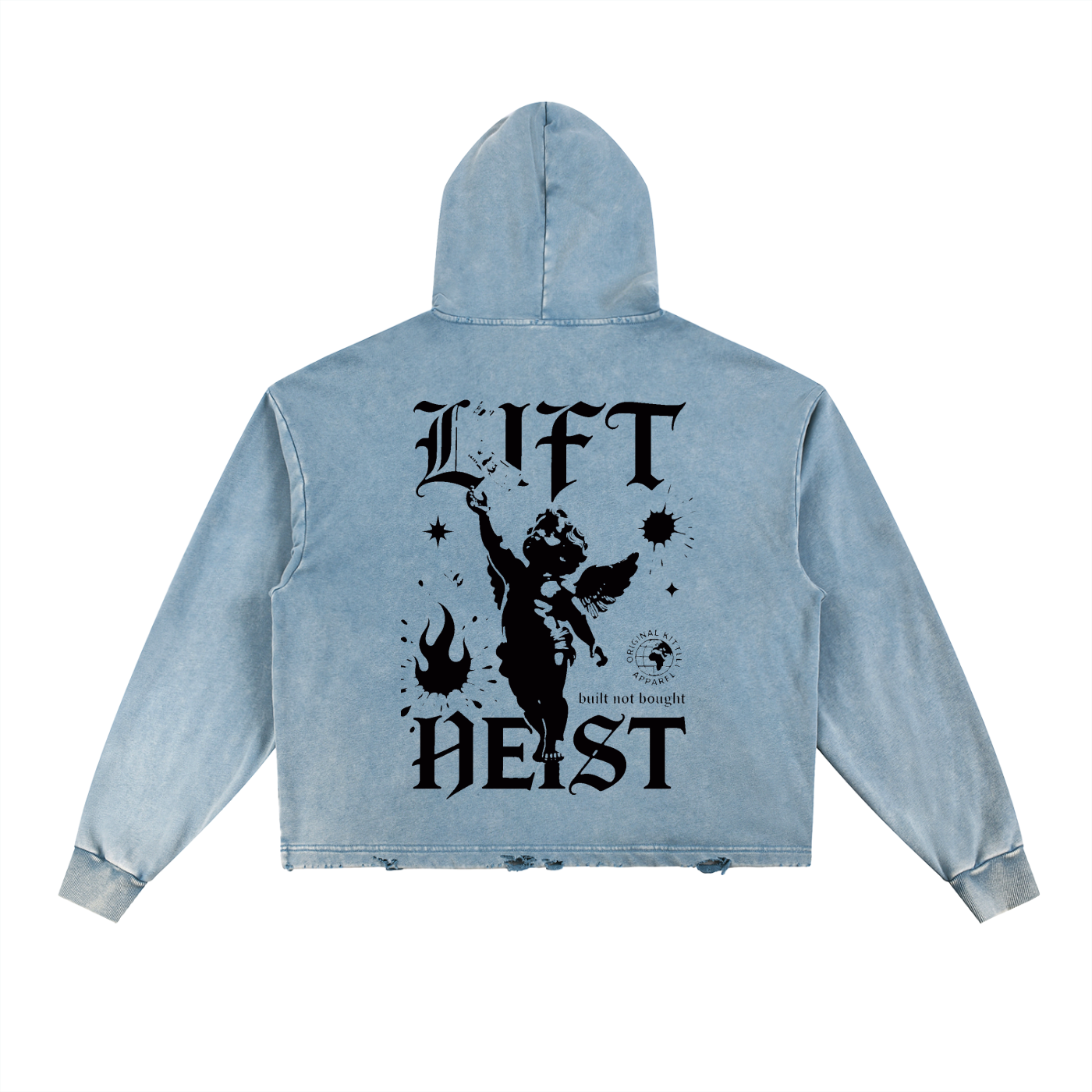 LIFTHEIST FREYED HOODIE
