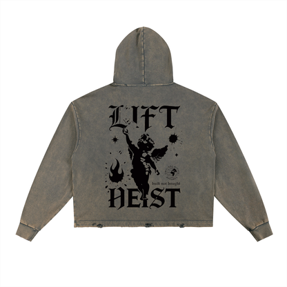 LIFTHEIST FREYED HOODIE