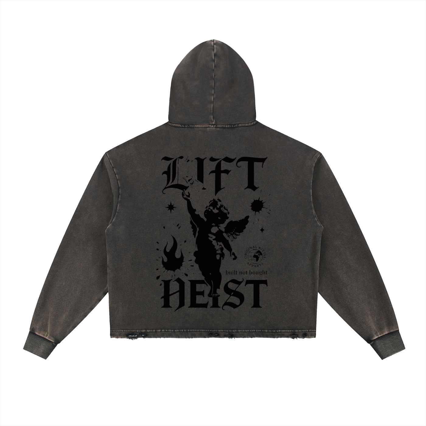 LIFTHEIST FREYED HOODIE